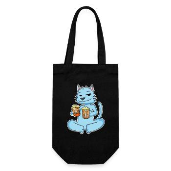 Chat à la bière - Sac à bouteille - noir - Devant