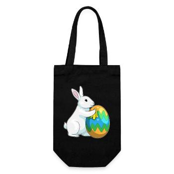 Nettoyage de Pâques Bunny - Sac à bouteille - noir - Devant
