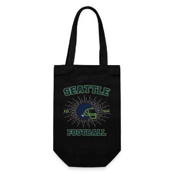 Settle Football - Geschenkbeutel für Flaschen - Schwarz - Vorne
