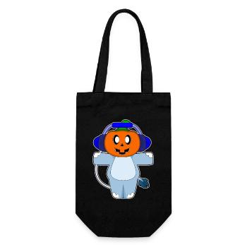 Nilpferd Halloween Musik - Geschenkbeutel für Flaschen - Schwarz - Vorne