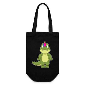 Licorne crocodile - Sac à bouteille - noir - Devant