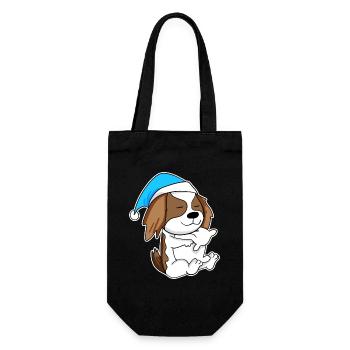 Cavalier King Charles Spaniel Sleeping Fatigue - Sac à bouteille - noir - Devant