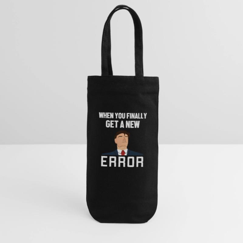 Get a New Error Softwareentwickler Developer Geschenkbeutel für Flaschen