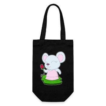 Mouse Rose - Sac à bouteille - noir - Devant