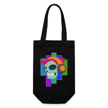 Musique casque Skull - Sac à bouteille - noir - Devant