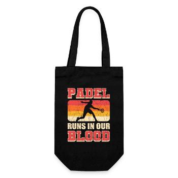 Pistes de padel dans notre Blood Paddle Tennis Paddleball - Sac à bouteille - noir - Devant
