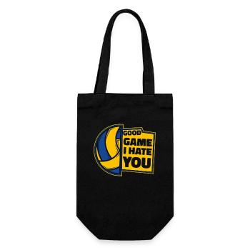 Bon jeu Je te déteste Joueur de volley-ball Volley-ball - Sac à bouteille - noir - Devant