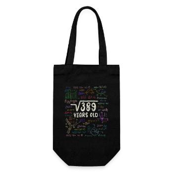 Racine de 389 = 17e anniversaire - cadeau - Sac à bouteille - noir - Devant