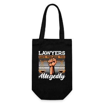 Les avocats ont l’impression d’être trop prétendument des conseillers juridiques - Sac à bouteille - noir - Devant