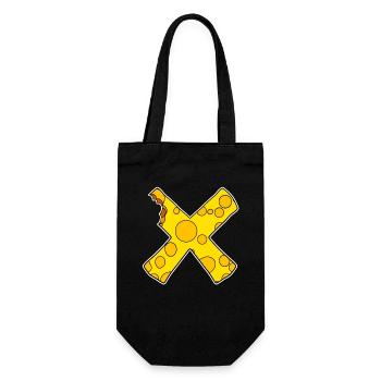 Cheese X Cross - Gift Bag for Bottles - black - Front