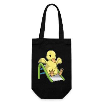 Duck Slide - Gift Bag for Bottles - black - Front