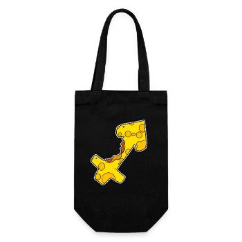 Signe du zodiaque Symbole du Sagittaire - Sac à bouteille - noir - Devant