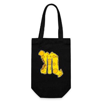 Signe du zodiaque Symbole du Scorpion - Sac à bouteille - noir - Devant