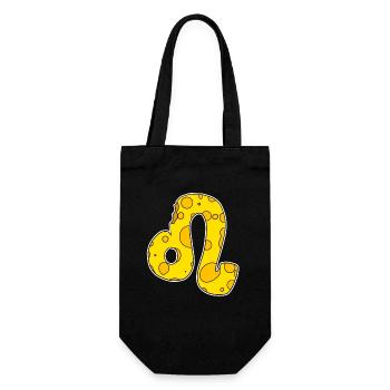 Zodiac sign Leo Symbol - Gift Bag for Bottles - black - Front