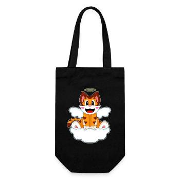 Ailes d’ange tigre - Sac à bouteille - noir - Devant