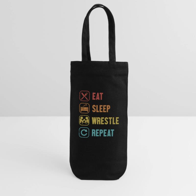 Manger Dormir Lutter Répéter Techniques Exercice Bras Sac à bouteille