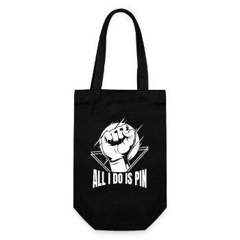 Tout ce que je fais, c’est épingler l’exercice de lutte à la main bras - Sac à bouteille - noir - Devant