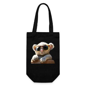 Koala Australia Koalas Koala Bear Cute Koala Bear - Gift Bag for Bottles - black - Front
