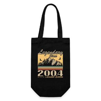 Légendaire depuis 2004 Vintage cadeau d’anniversaire - Sac à bouteille - noir - Devant