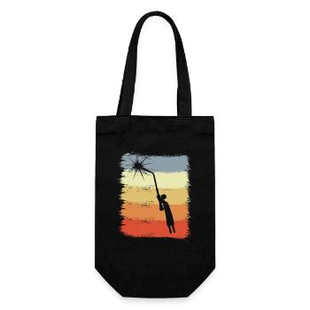 Electronic welding - Gift Bag for Bottles - black - Front