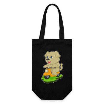 Dog scooter - Gift Bag for Bottles - black - Front