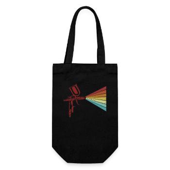 Retro Car Spray Automotive Vehicle Car Painter - Gift Bag for Bottles - black - Front