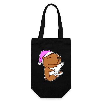 Capybara Capybara Oreiller Fatigué Relax - Sac à bouteille - noir - Devant