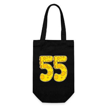 55 ans de Lustig Käse - Sac à bouteille - noir - Devant