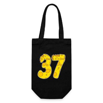 37 ans Lustig Käse - Sac à bouteille - noir - Devant