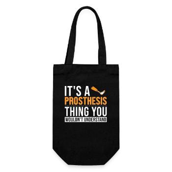 It's a Prosthesis Thing Prosthetic Limb User Leg - Gift Bag for Bottles - black - Front