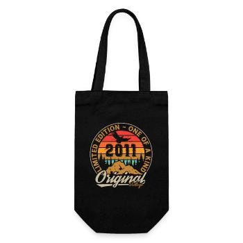 2011 Vintage Retro Cadeau D’anniversaire - Sac à bouteille - noir - Devant