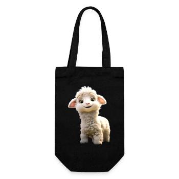 Sheep Lamb Mow Sheep Shepherd Cute Sheep Sheep - Gift Bag for Bottles - black - Front
