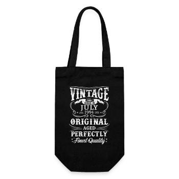 Vintage Made In 1994 Year Born July 1994 - Gift Bag for Bottles - black - Front