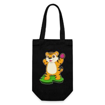 Beignet tigré - Sac à bouteille - noir - Devant