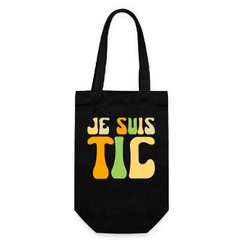 Je Suis TIC - Groovy TIC et TAC Duo 2 Personnes - Sac à bouteille - noir - Devant