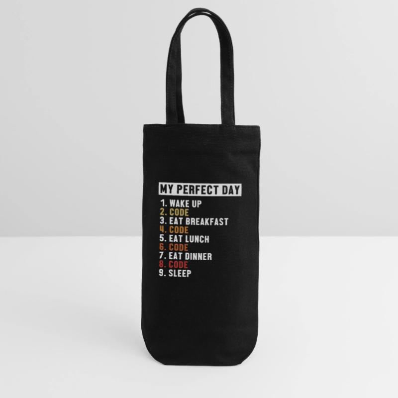 Coding Perfect Day Developer Softwareingenieur Geschenkbeutel für Flaschen