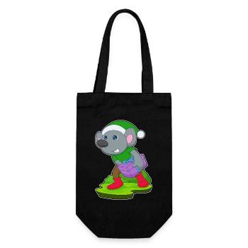 Forfait de Noël de la souris - Sac à bouteille - noir - Devant