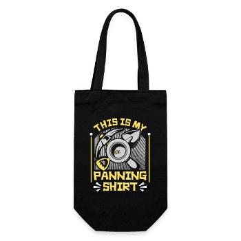 This Is My Panning Clothing Prospecting Miner - Gift Bag for Bottles - black - Front