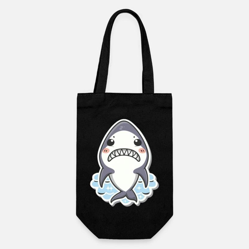 Shark Lover - Gift Bag for Bottles - black