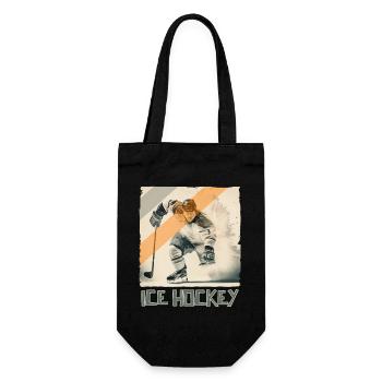 Joueur de hockey sur glace Hockey sur glace - Sac à bouteille - noir - Devant