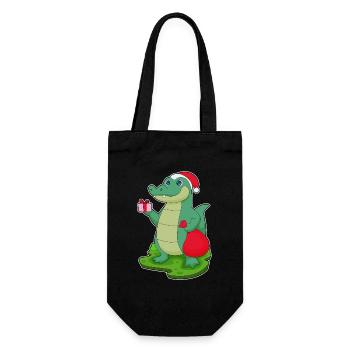 Forfait Noël Crocodile - Sac à bouteille - noir - Devant