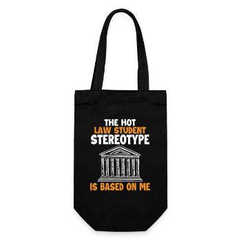 Stéréotype d’étudiant en droit chaud basé sur moi étudiants - Sac à bouteille - noir - Devant
