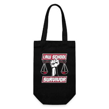 Survivant de la faculté de droit Études juridiques Faculté de droit Droit - Sac à bouteille - noir - Devant