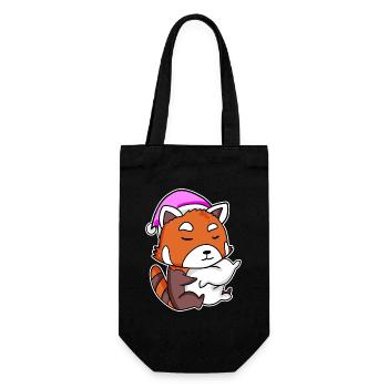 Western Little Panda - Gift Bag for Bottles - black - Front