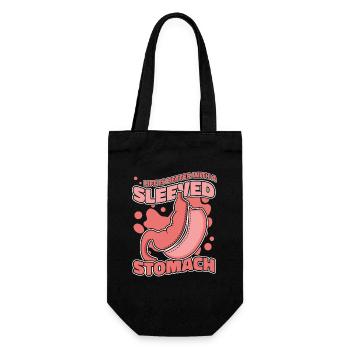 Life Is Better With A Sleeved Stomach Gastric - Gift Bag for Bottles - black - Front