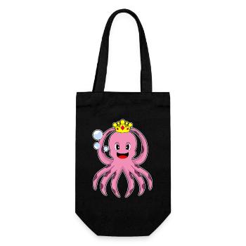 Couronne de pieuvre - Sac à bouteille - noir - Devant