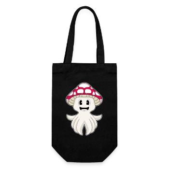 Octopus Mushroom - Gift Bag for Bottles - black - Front