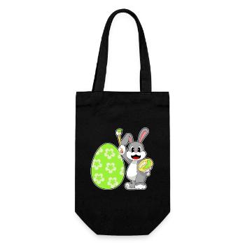 Bunny Easter Coloring - Gift Bag for Bottles - black - Front