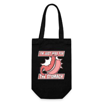 I'm Just Here For The Stomach Gastric Bypass - Gift Bag for Bottles - black - Front