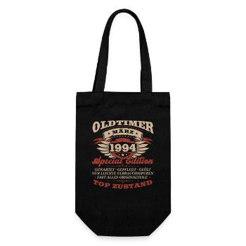 30th Birthday Classic Car March Vintage 1994 - Gift Bag for Bottles - black - Front